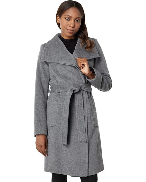 michael kors belted wool coat|Michael Kors single breasted coat.